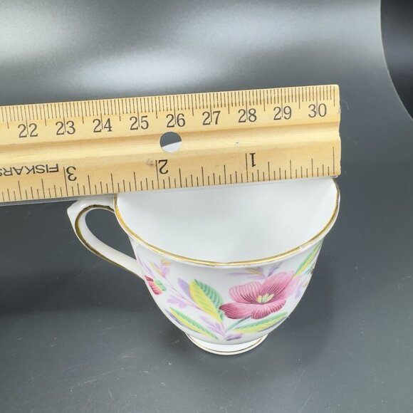 Tuscan Fine English Bone China Porcelain Small Teacup And Saucer Set England VTG - Picture 5 of 12